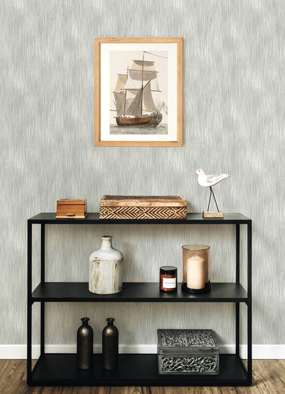 A-Street Prints Sea Salt Largo Wallpaper - Grey