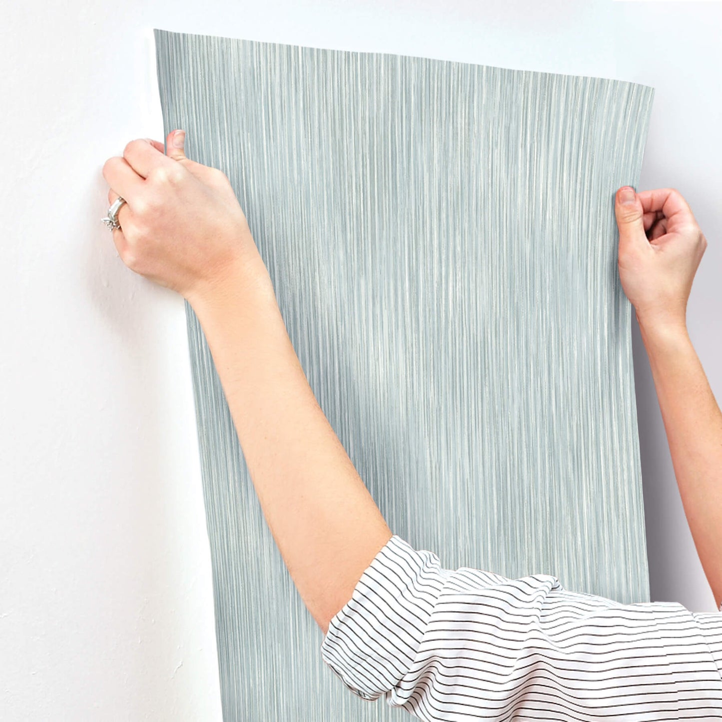 A-Street Prints Sea Salt Largo Wallpaper - Turquoise