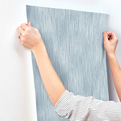 A-Street Prints Sea Salt Largo Wallpaper - Sky Blue