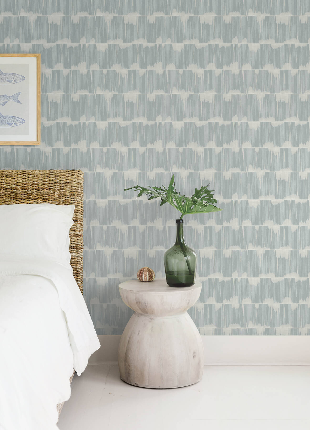 A-Street Prints Sea Salt Serendipity Wallpaper - Light Blue