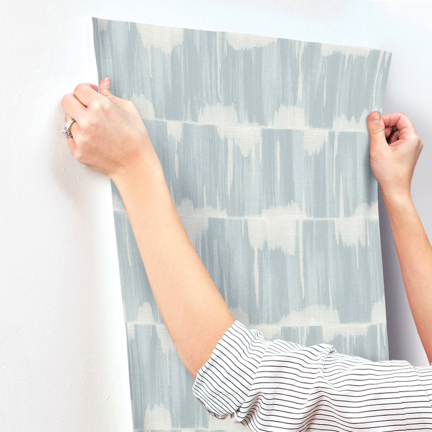A-Street Prints Sea Salt Serendipity Wallpaper - Light Blue