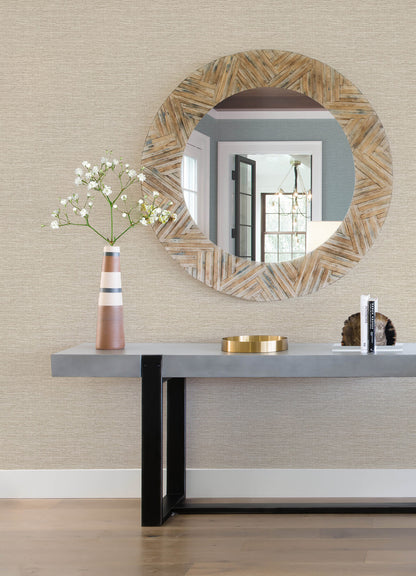 A-Street Prints Sea Salt Malin Wallpaper - Wheat