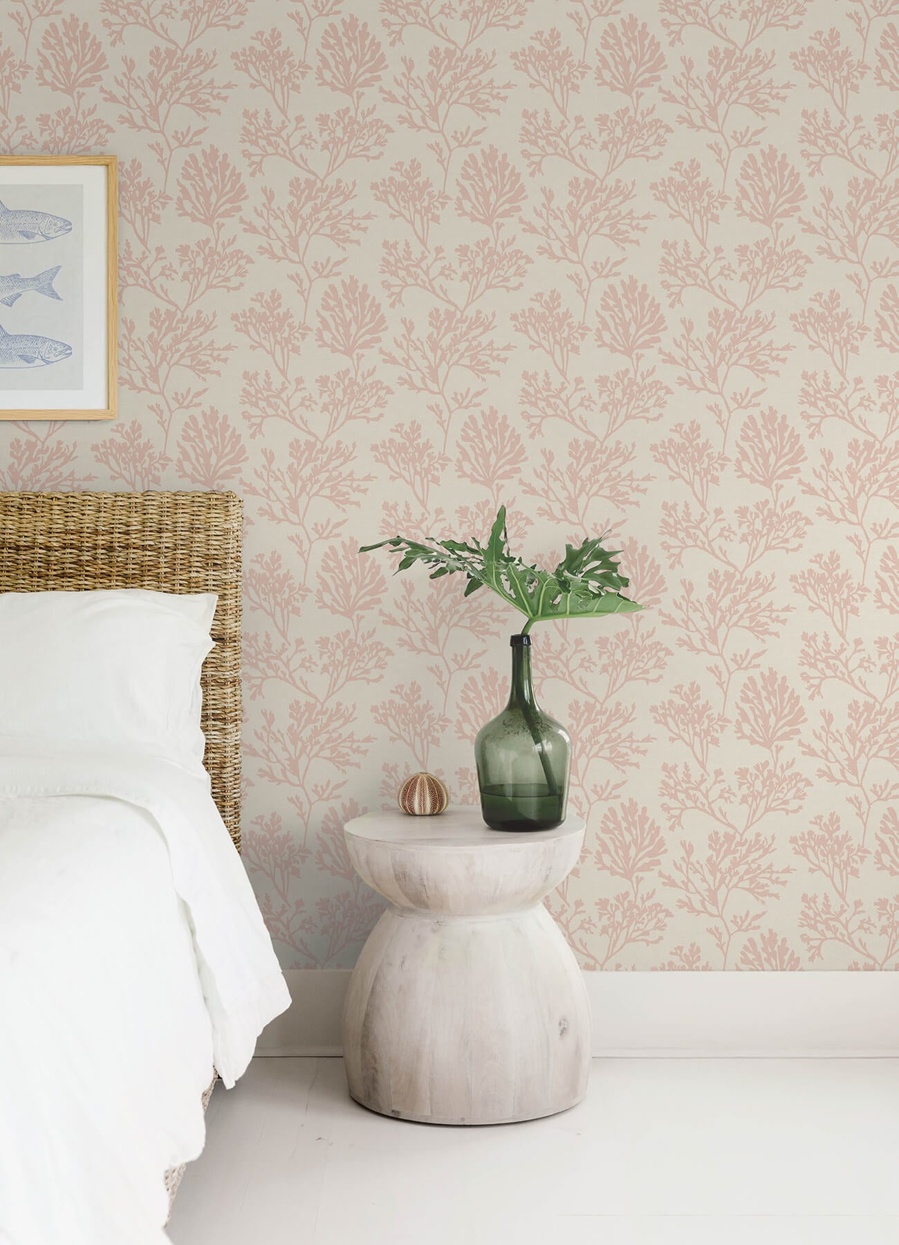A-Street Prints Sea Salt Tortuga Wallpaper - Pink