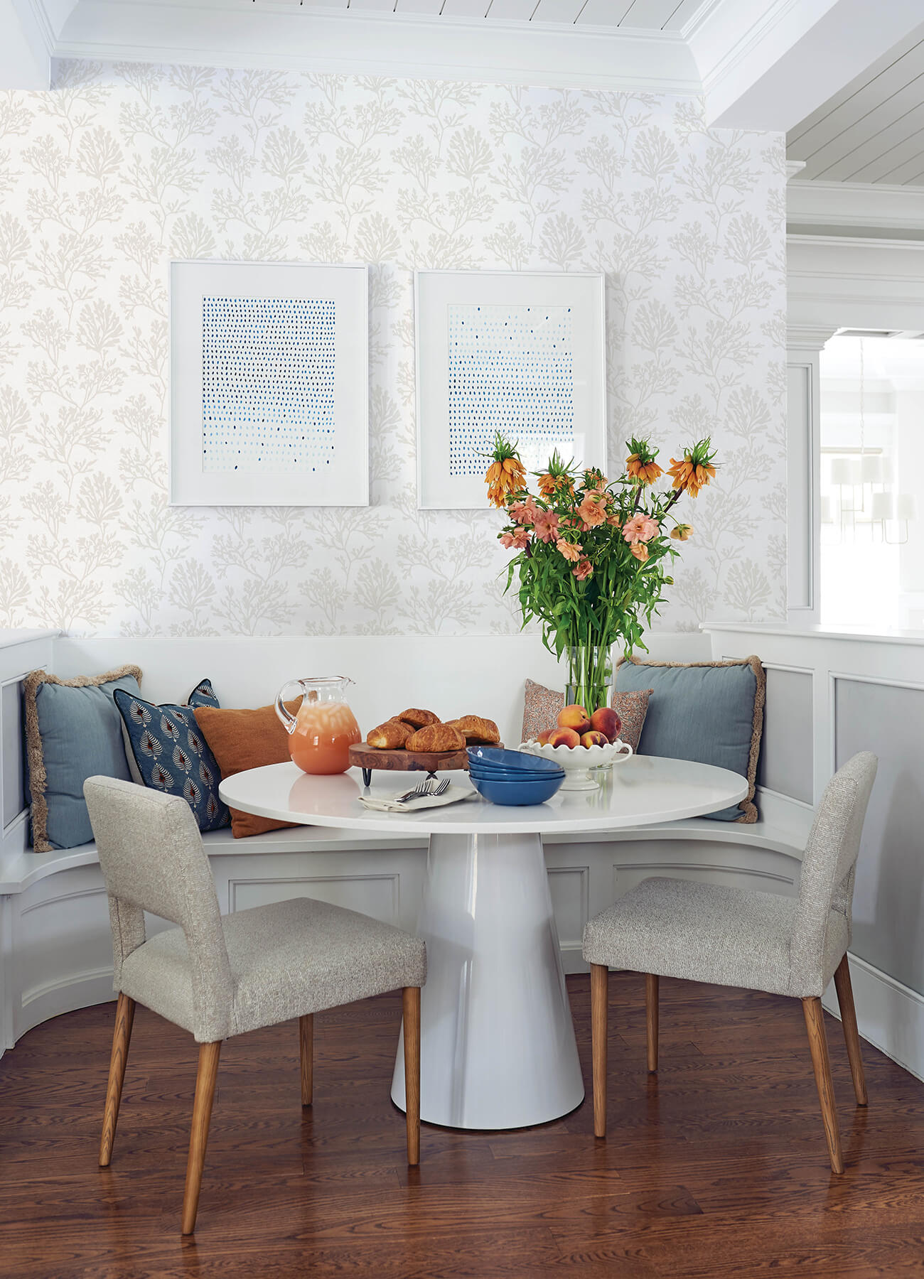 A-Street Prints Sea Salt Tortuga Wallpaper - Dove