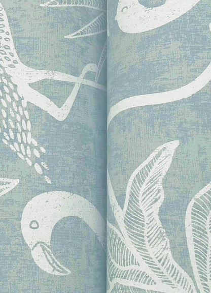 A-Street Prints Sea Salt Biscayne Wallpaper - Turquoise