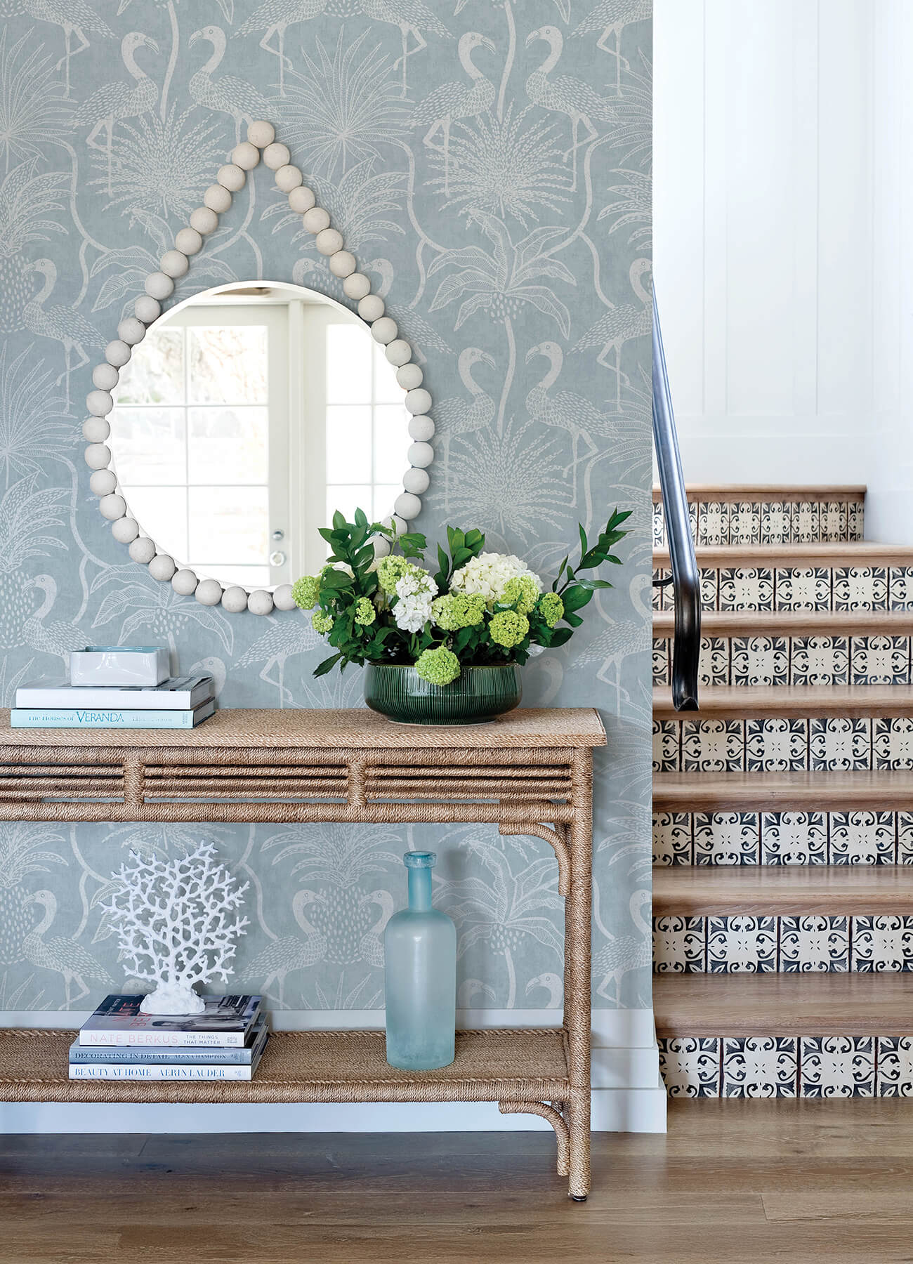 A-Street Prints Sea Salt Biscayne Wallpaper - Sky Blue