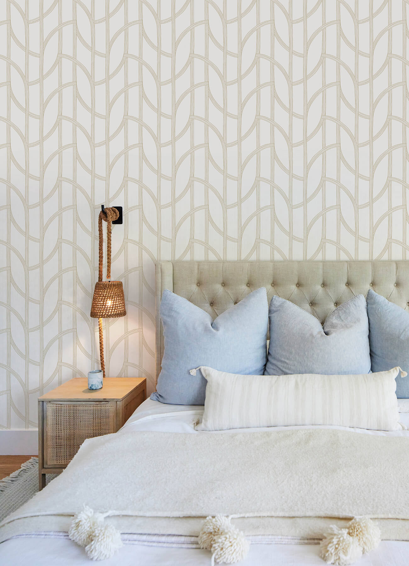 A-Street Prints Sea Salt Salvo Wallpaper - Gold