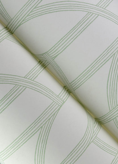 A-Street Prints Sea Salt Salvo Wallpaper - Light Green