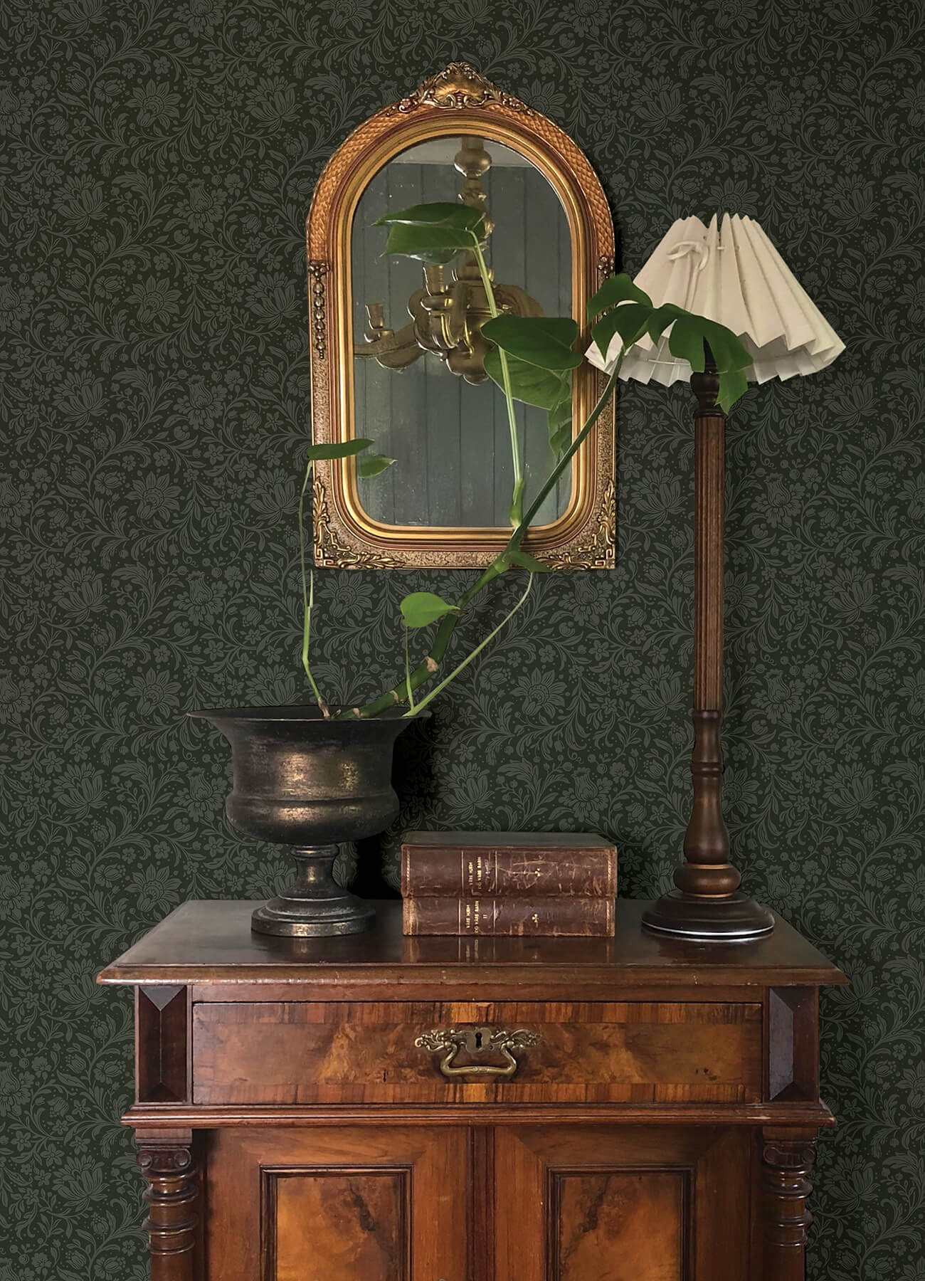 Chris Loves Julia Hague Wallpaper - Dark Green
