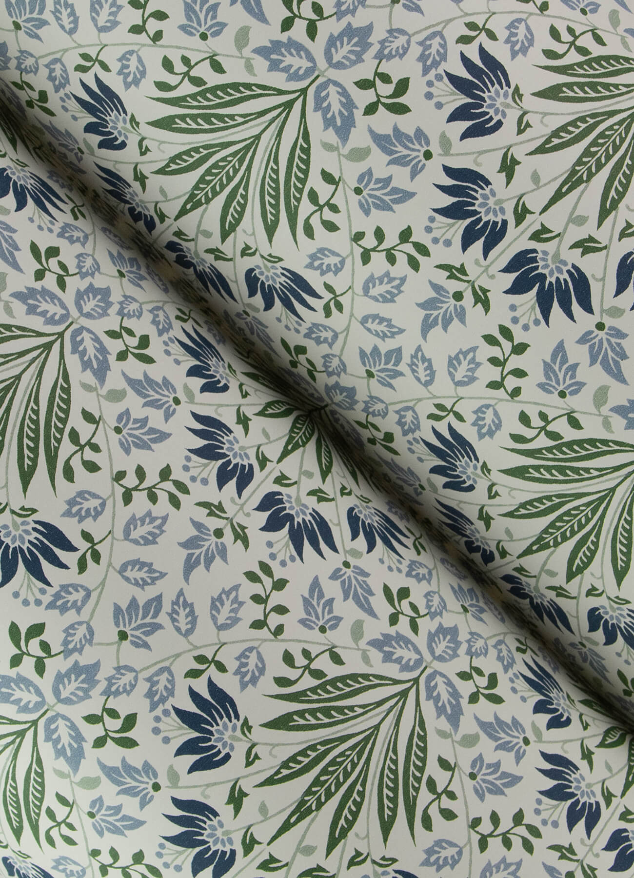 Chris Loves Julia Woodbury Wallpaper - Blue