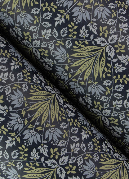 Chris Loves Julia Woodbury Wallpaper - Navy