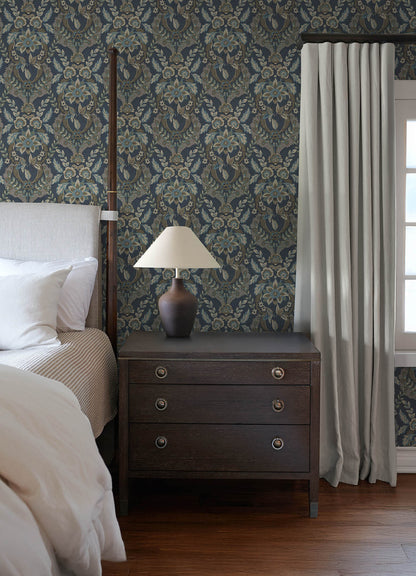 Chris Loves Julia Collins Wallpaper - Teal