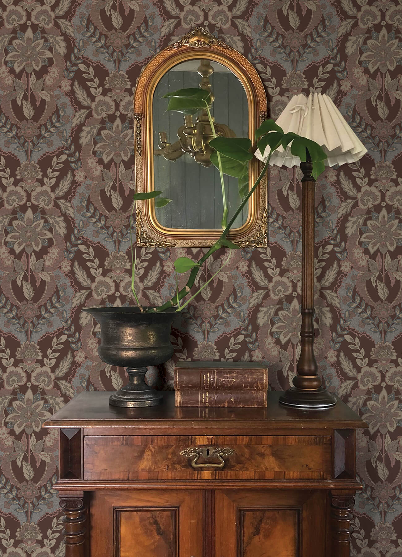 Chris Loves Julia Collins Wallpaper - Plum