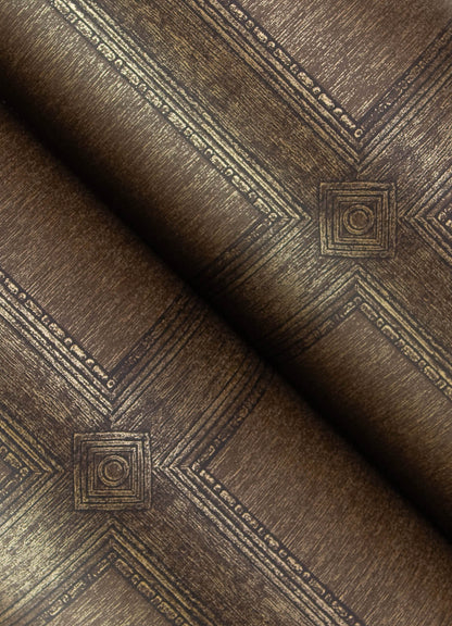 Chris Loves Julia Moorland Wallpaper - Dark Brown
