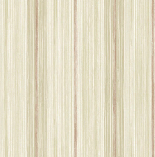 Chris Loves Julia Ames Wallpaper - Red & Beige