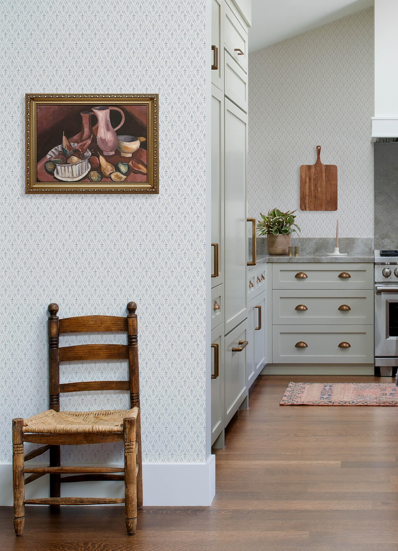 Chris Loves Julia Tillie Wallpaper - Blue