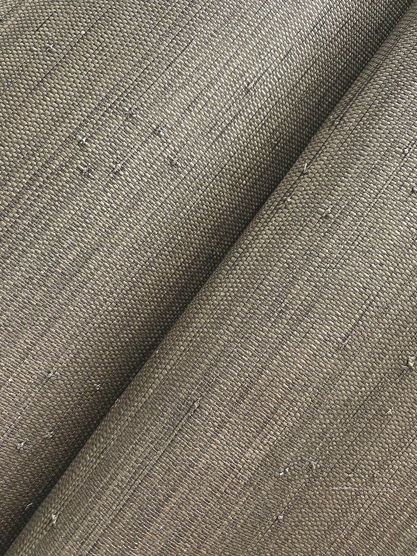 Chris Loves Julia Mycroft Grasscloth Wallpaper - Sterling