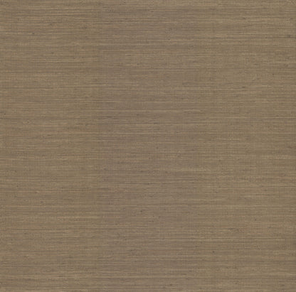 Chris Loves Julia Mycroft Grasscloth Wallpaper - Chestnut