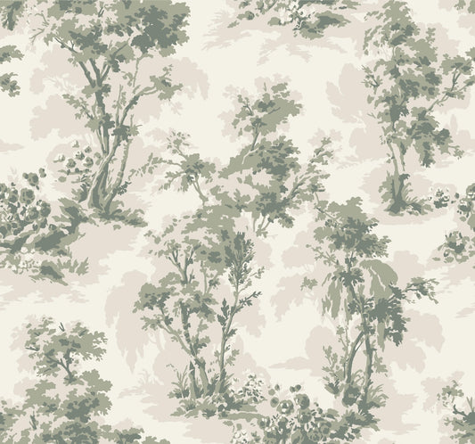 Chris Loves Julia Sainsbury Wallpaper - Sage
