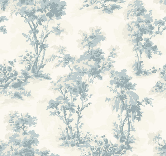 Chris Loves Julia Sainsbury Wallpaper - Light Blue