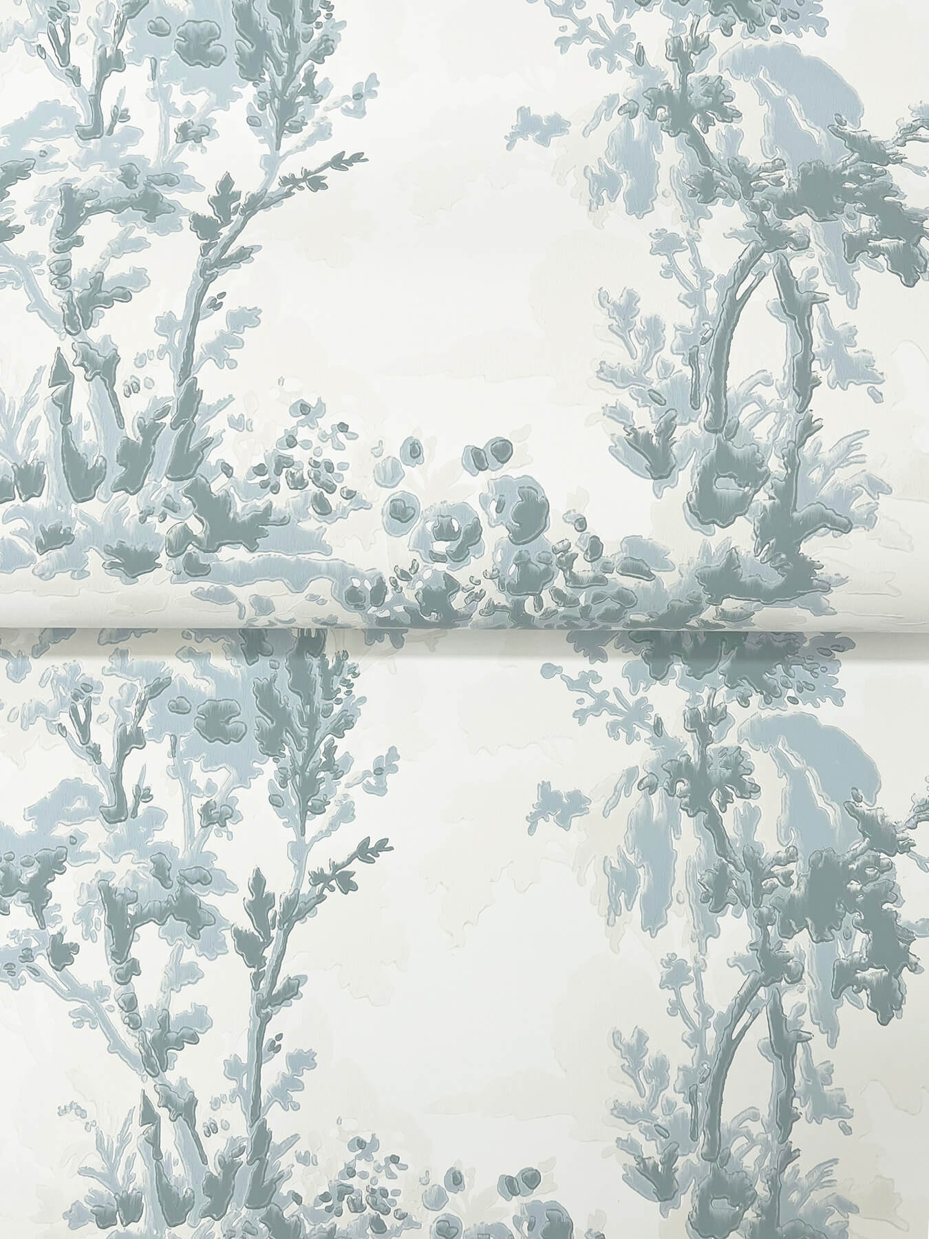 Chris Loves Julia Sainsbury Wallpaper - Light Blue