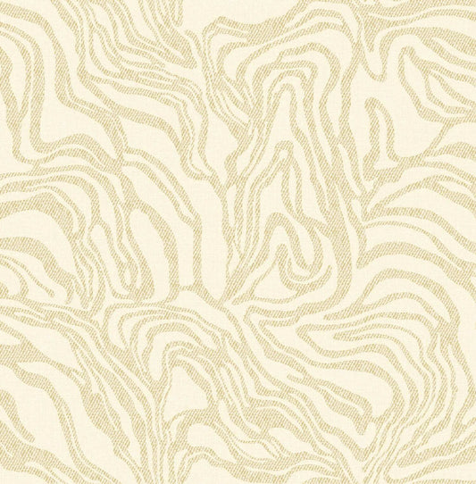 Drew & Jonathan Home Massar Marbled Wallpaper - Gold