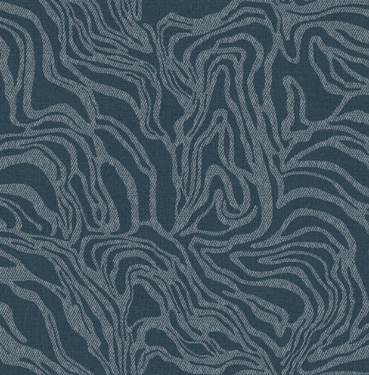 Drew & Jonathan Home Massar Marbled Wallpaper - Teal