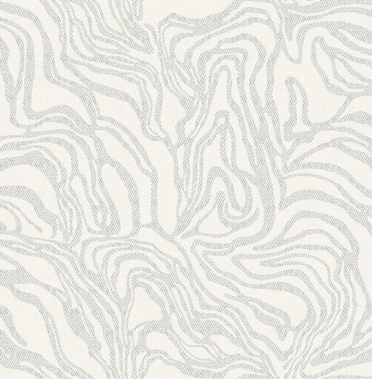 Drew & Jonathan Home Massar Wallpaper Sample - Silver