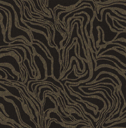 Drew & Jonathan Home Massar Marbled Wallpaper - Black