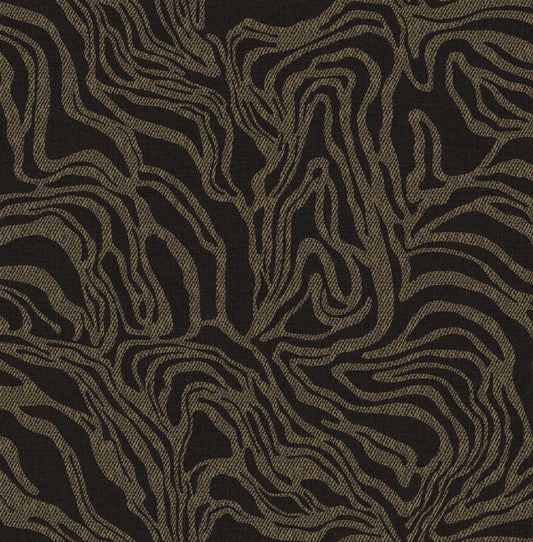 Drew & Jonathan Home Massar Marbled Wallpaper - Black