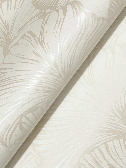 Drew & Jonathan Home Kyoto Leaf Wallpaper Sample - Pearl