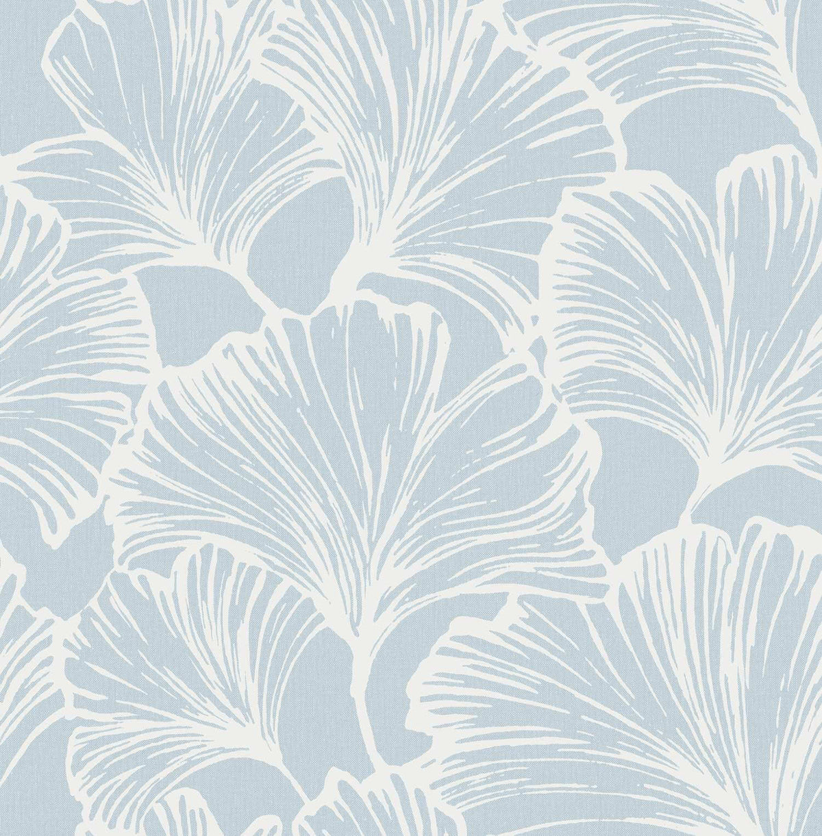 Drew & Jonathan Home Kyoto Leaf Wallpaper Sample - Sky