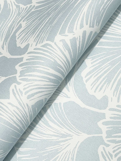 Drew & Jonathan Home Kyoto Leaf Wallpaper Sample - Sky
