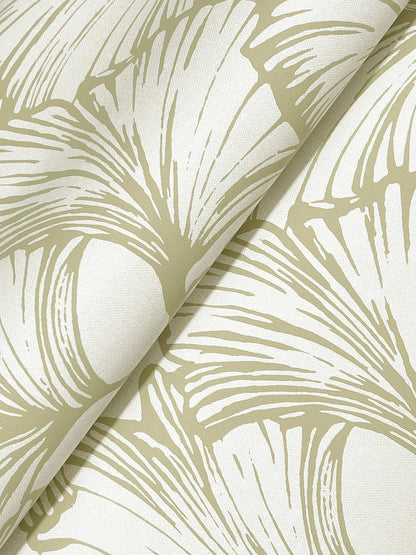 Drew & Jonathan Home Kyoto Leaf Wallpaper Sample - Moss