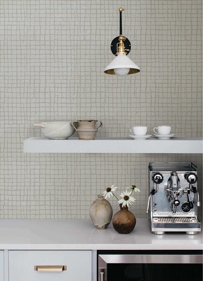 Drew & Jonathan Home Albin Wallpaper Sample - Beige