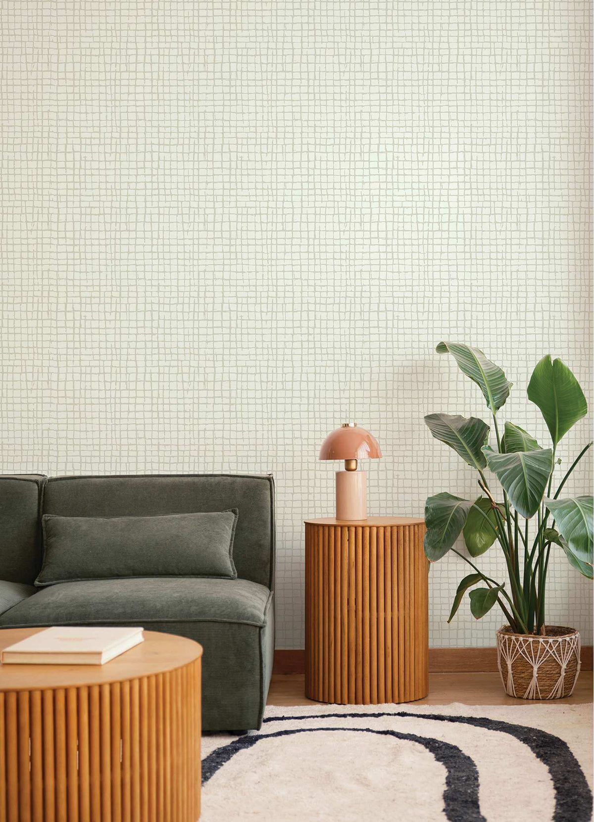 Drew & Jonathan Home Albin Wallpaper Sample - Beige