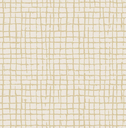 Drew & Jonathan Home Albin Gridline Wallpaper - Pearl