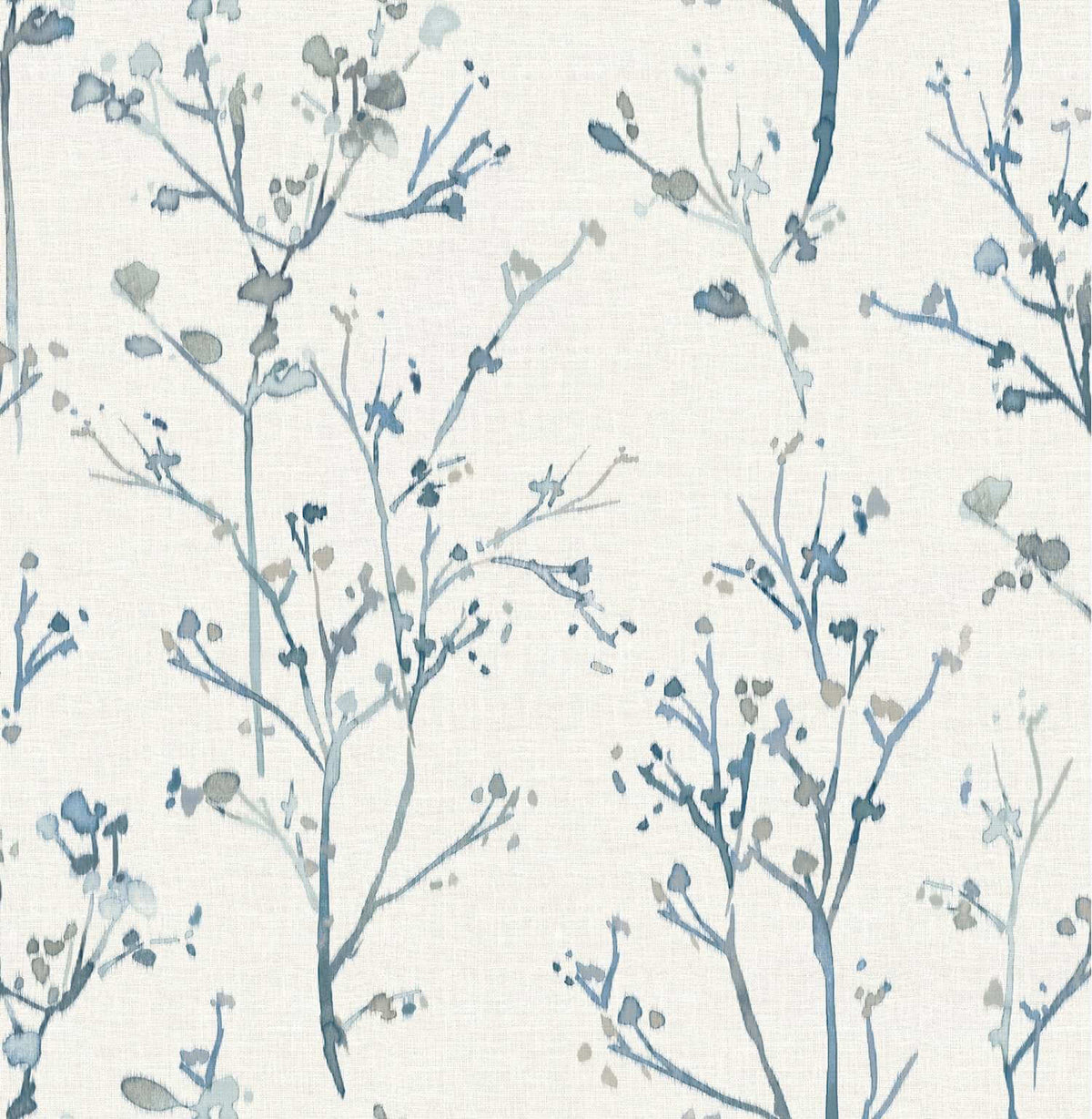 Drew & Jonathan Home Silverling Wallpaper Sample - Blue