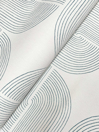 Drew & Jonathan Home Savoye Spiral Wallpaper - Dark Blue