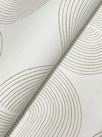 Drew & Jonathan Home Savoye Wallpaper Sample - Brown