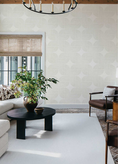 Drew & Jonathan Home Savoye Wallpaper Sample - Brown