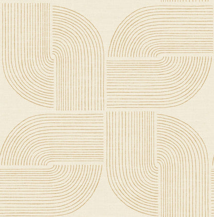 Drew & Jonathan Home Savoye Wallpaper Sample - Wheat