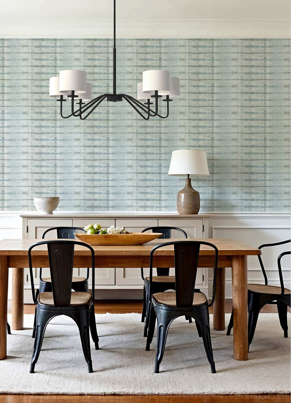 Drew & Jonathan Home Modulus Wallpaper Sample - Denim