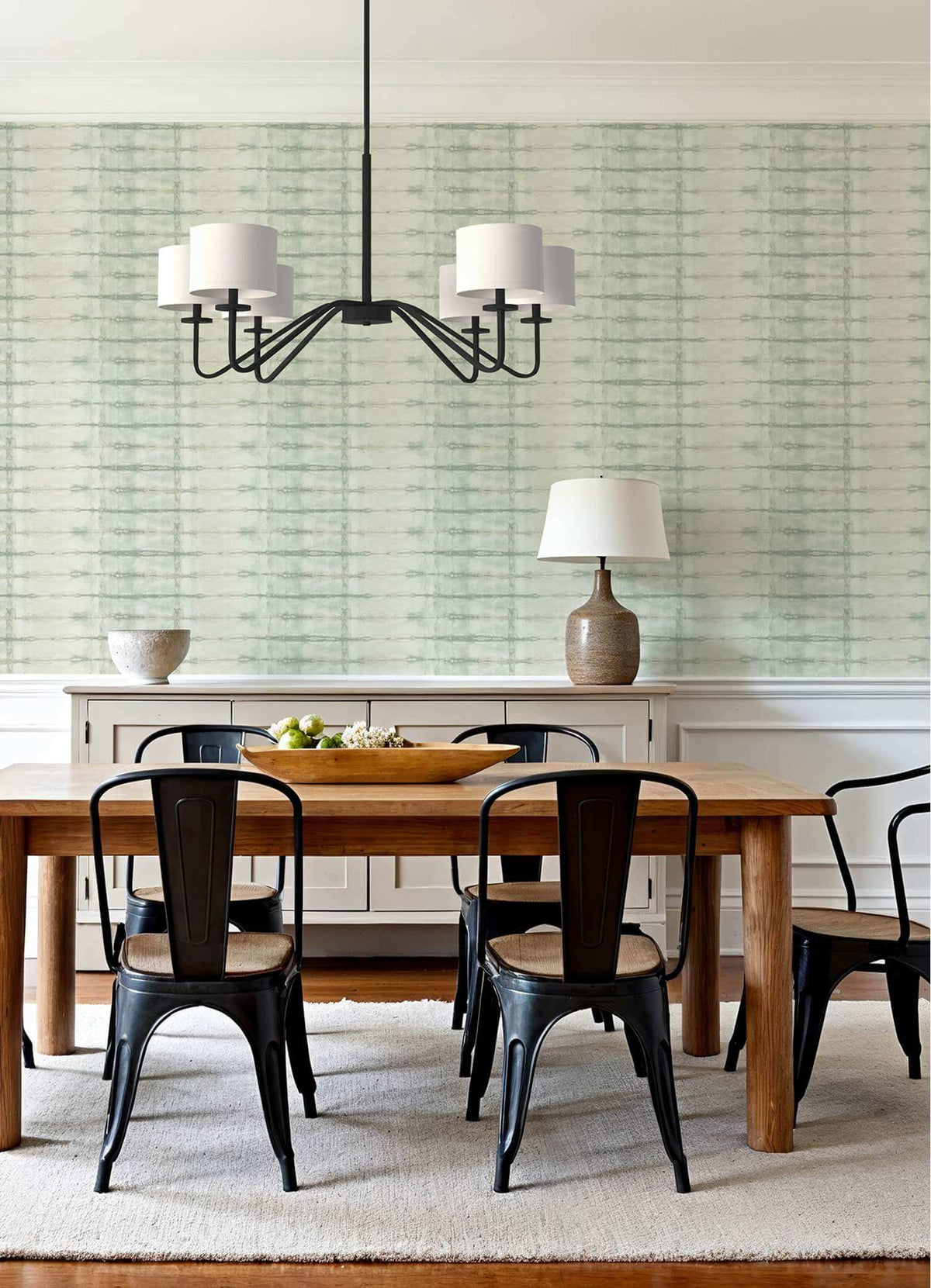 Drew & Jonathan Home Modulus Stripe Wallpaper - Seafoam