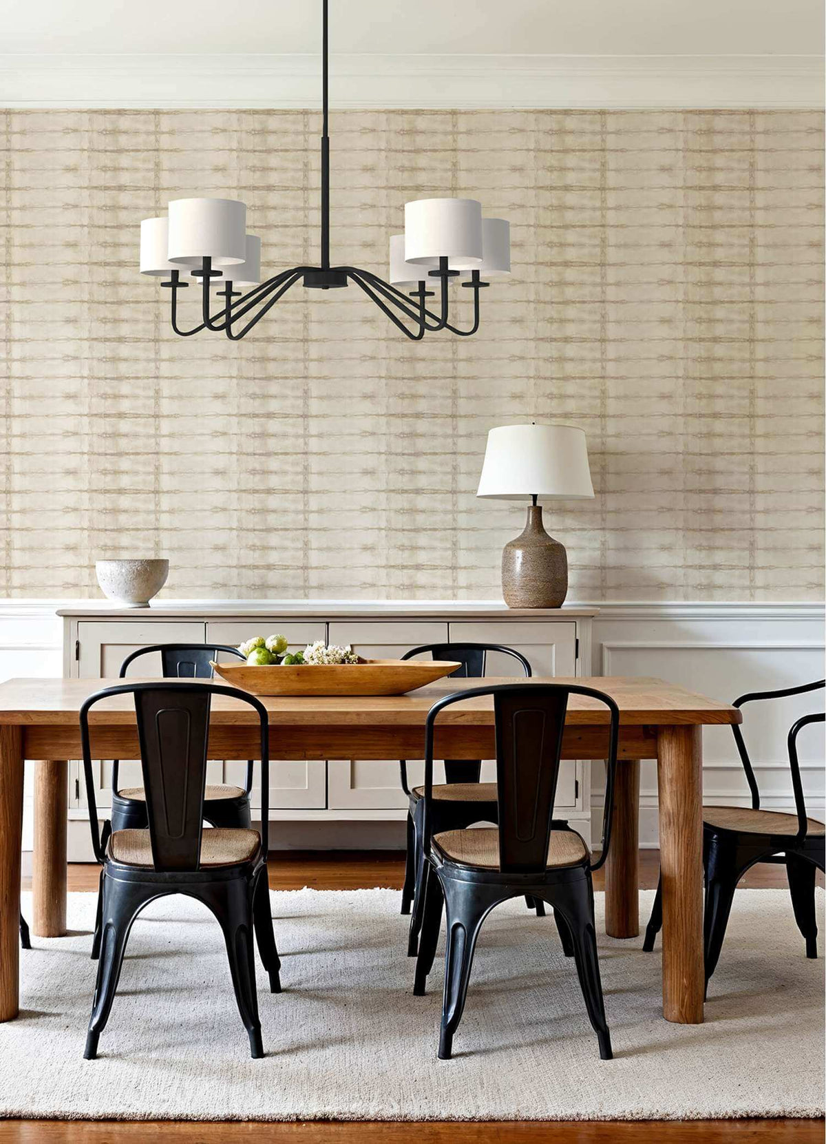 Drew & Jonathan Home Modulus Wallpaper Sample - Beige