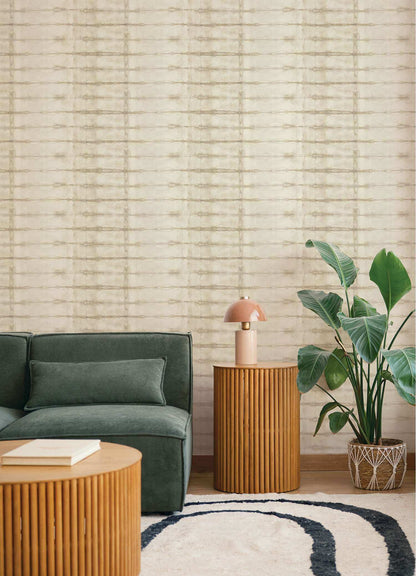 Drew & Jonathan Home Modulus Wallpaper Sample - Beige