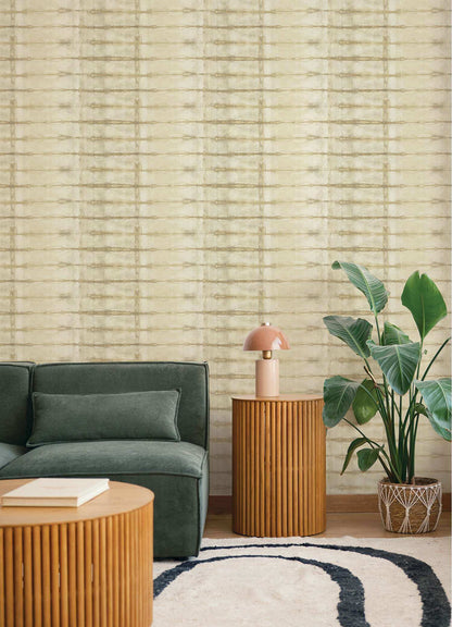 Drew & Jonathan Home Modulus Wallpaper Sample - Wheat