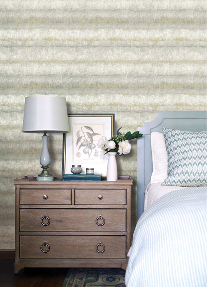 Drew & Jonathan Home Morningtide Stripe Wallpaper - Gray