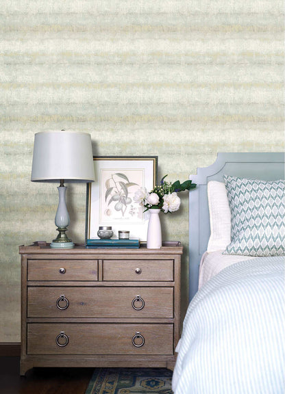 Drew & Jonathan Home Morningtide Wallpaper Sample - Seafoam