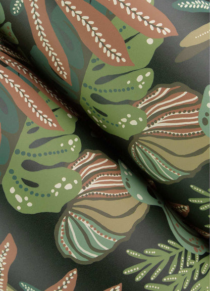 Drew & Jonathan Home Alocasia Wallpaper Sample - Multicolor